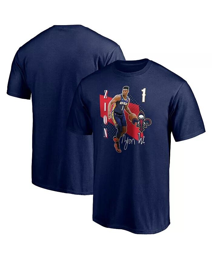 Мужская темно-синяя футболка Zion Williamson New Orleans Pelicans Pick Roll Fanatics
Мужская темно-синяя футболка Zion Williamson New Orleans Pelicans Pick Roll Fanatics