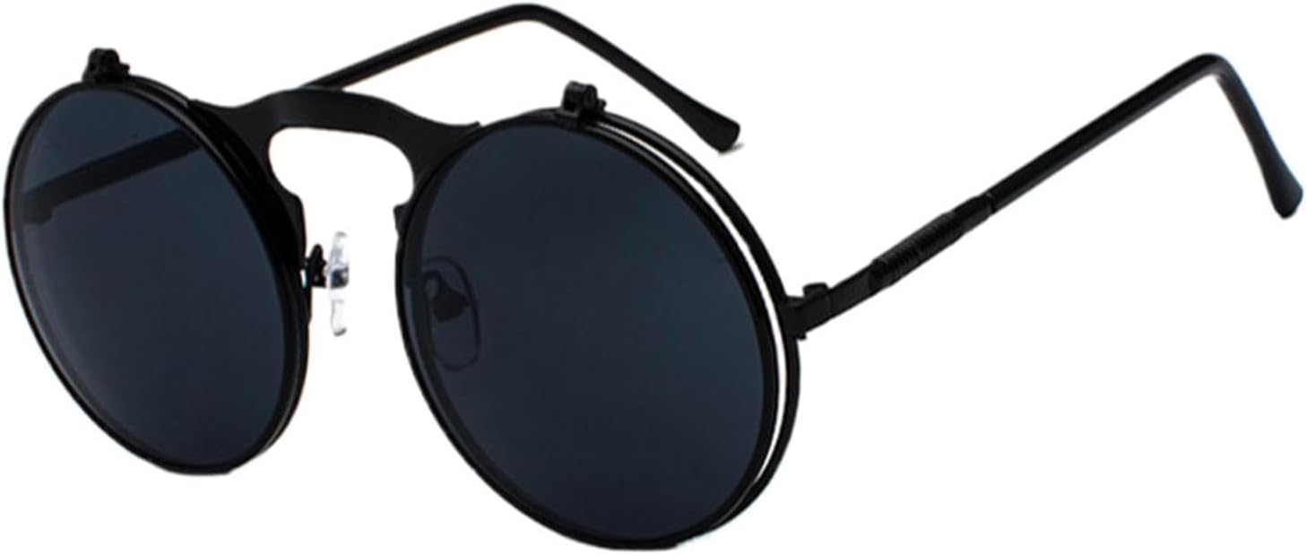 Солнцезащитные очки с защитой от УФ-излучения UV400 для женщин и мужчин | Складные дужки в стиле стимпанк, круглые, прозрачные, красные | для занятий спортом на открытом воздухе DSVIGF, Black Black
Солнцезащитные очки с защитой от УФ-излучения UV400 для женщин и мужчин | Складные дужки в стиле стимпанк, круглые, прозрачные, красные | для занятий спортом на открытом воздухе DSVIGF, Black Black