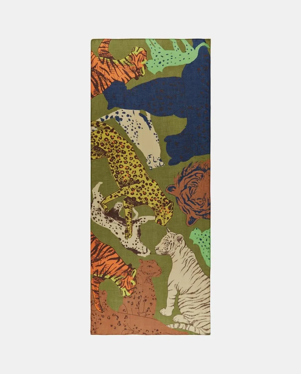 Шарф с принтом из переработанного полиэстера Codello, зеленый
Шарф с принтом из переработанного полиэстера Codello, зеленый