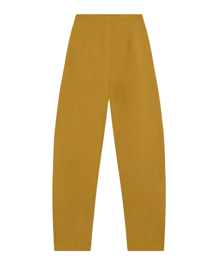 Брюки Dakota из льна и шерсти с куркумой Cortana, желтый
Брюки Dakota из льна и шерсти с куркумой Cortana, желтый