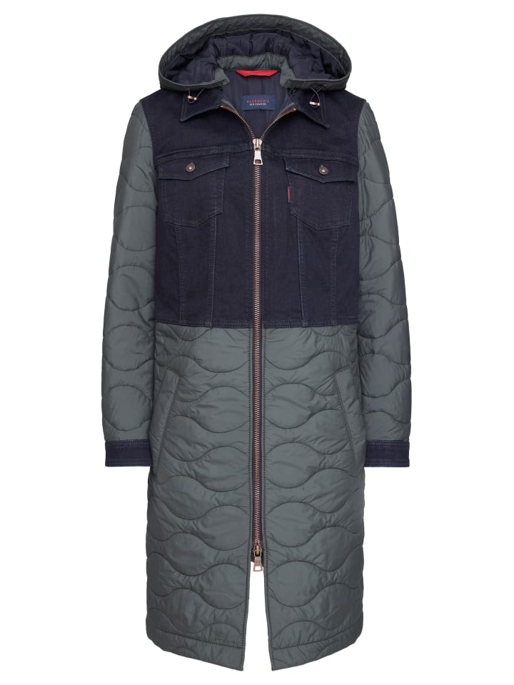 Paddock's Длинная джинсовая куртка темно-синего цвета с добавлением хаки
Paddock's Длинная джинсовая куртка темно-синего цвета с добавлением хаки