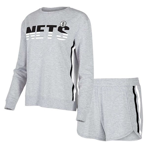 Женский спортивный комплект для сна с длинным рукавом и шортами concepts sport gray brooklyn nets cedar Unbranded
Женский спортивный комплект для сна с длинным рукавом и шортами concepts sport gray brooklyn nets cedar Unbranded