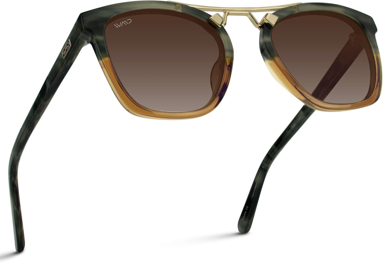 Солнцезащитные очки WearMe Pro WMP Eyewear для женщин — большие поляризованные солнцезащитные очки: квадратная форма в винтажном стиле с металлической двойной перемычкой, Desert Sage/Gradient Brown Lens
Солнцезащитные очки WearMe Pro WMP Eyewear для женщин — большие поляризованные солнцезащитные очки: квадратная форма в винтажном стиле с металлической двойной перемычкой, Desert Sage/Gradient Brown Lens