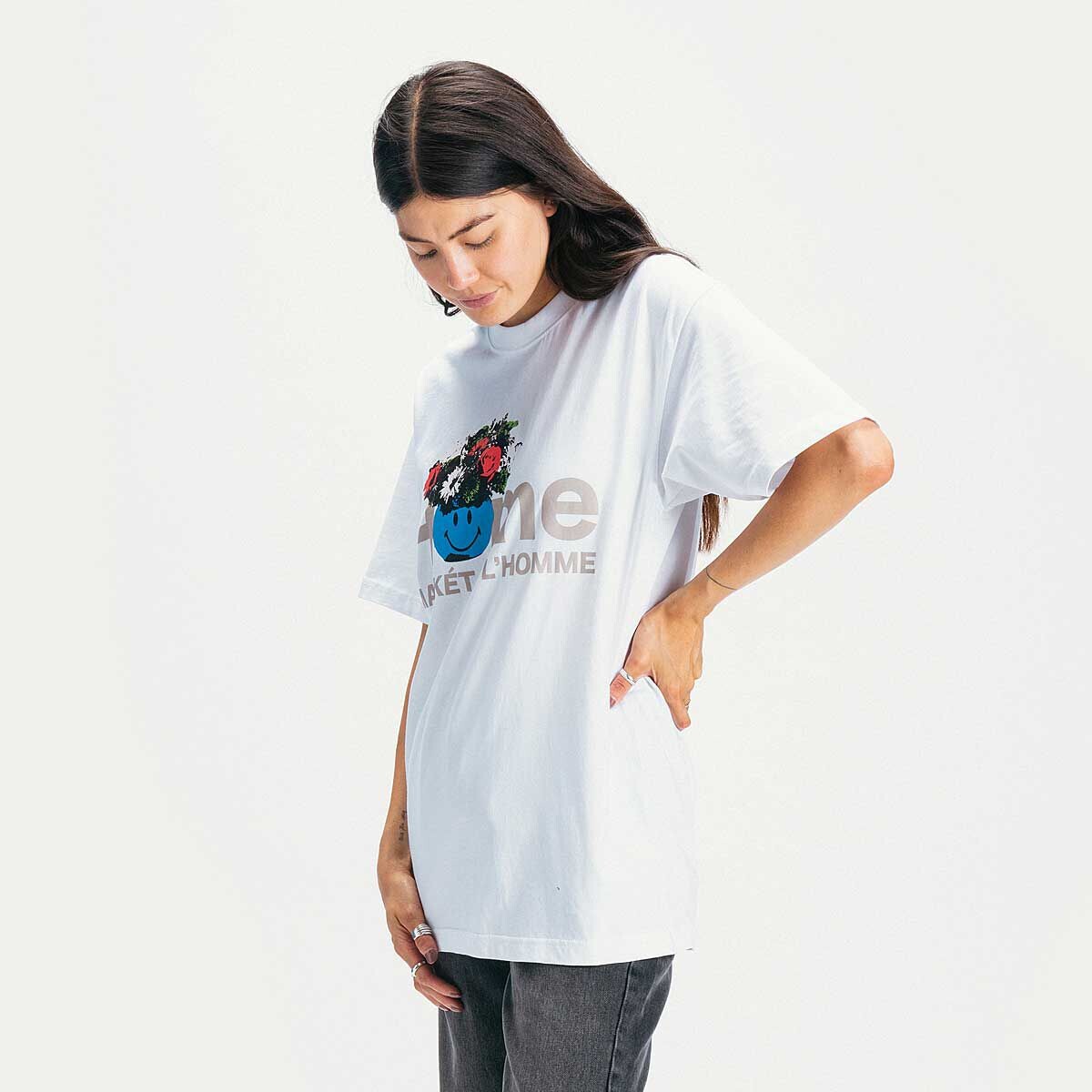 Футболка SMILEY MARKET DE LES HOMME T-SHIRT Market, цвет Weiß
Футболка SMILEY MARKET DE LES HOMME T-SHIRT Market, цвет Weiß
