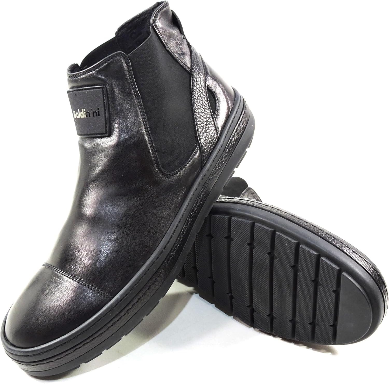 Ботинки Chelsea Baldinini Black из мягкой кожи, с комфортной плоской подошвой, без шнуровки
Ботинки Chelsea Baldinini Black из мягкой кожи, с комфортной плоской подошвой, без шнуровки