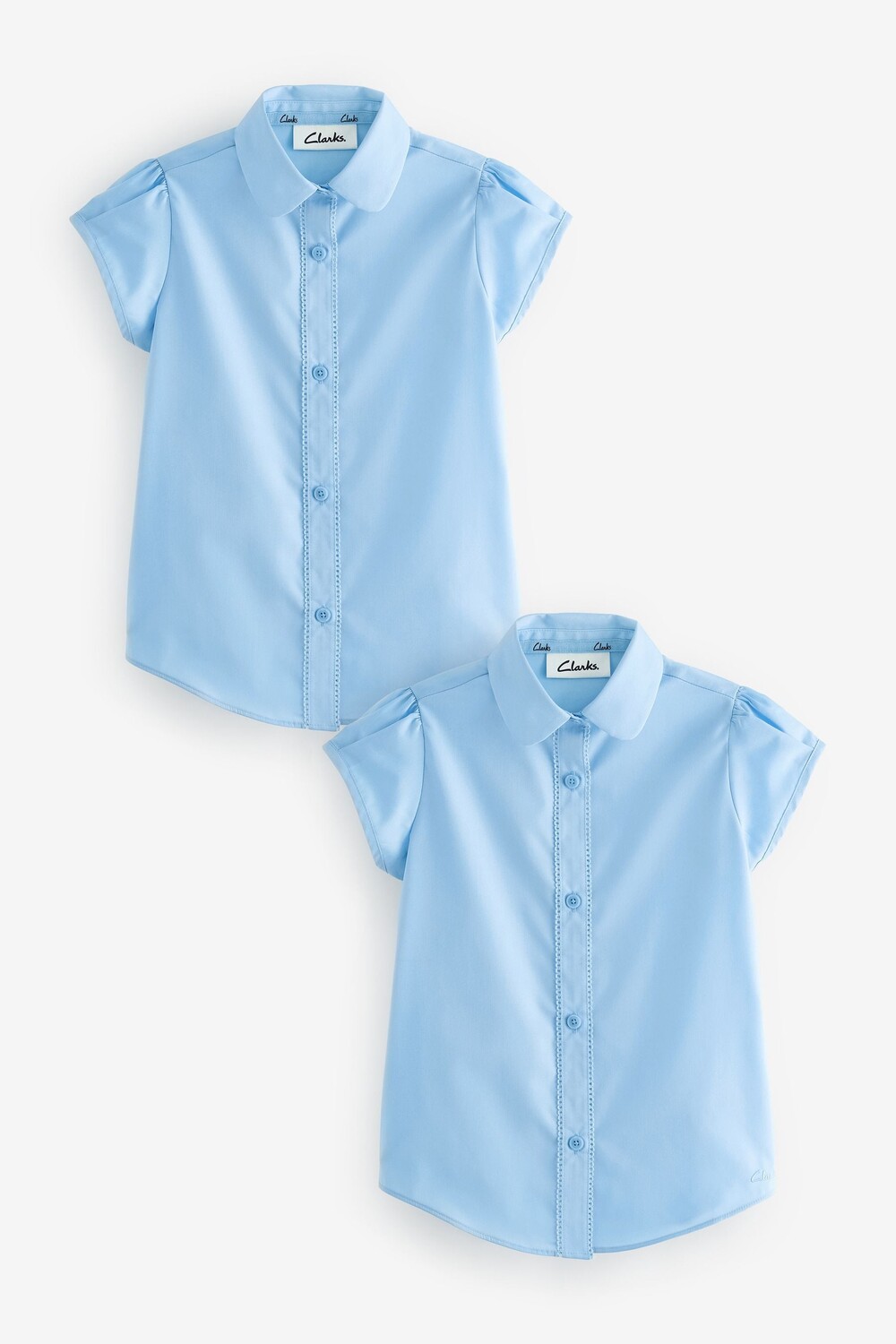 Школьные рубашки для девочек, 2 шт в упаковке Clarks, синий
Школьные рубашки для девочек, 2 шт в упаковке Clarks, синий