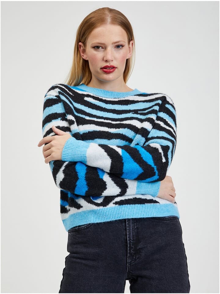 Пуловер orsay Pullover, цвет Blau/Schwarz
Пуловер orsay Pullover, цвет Blau/Schwarz