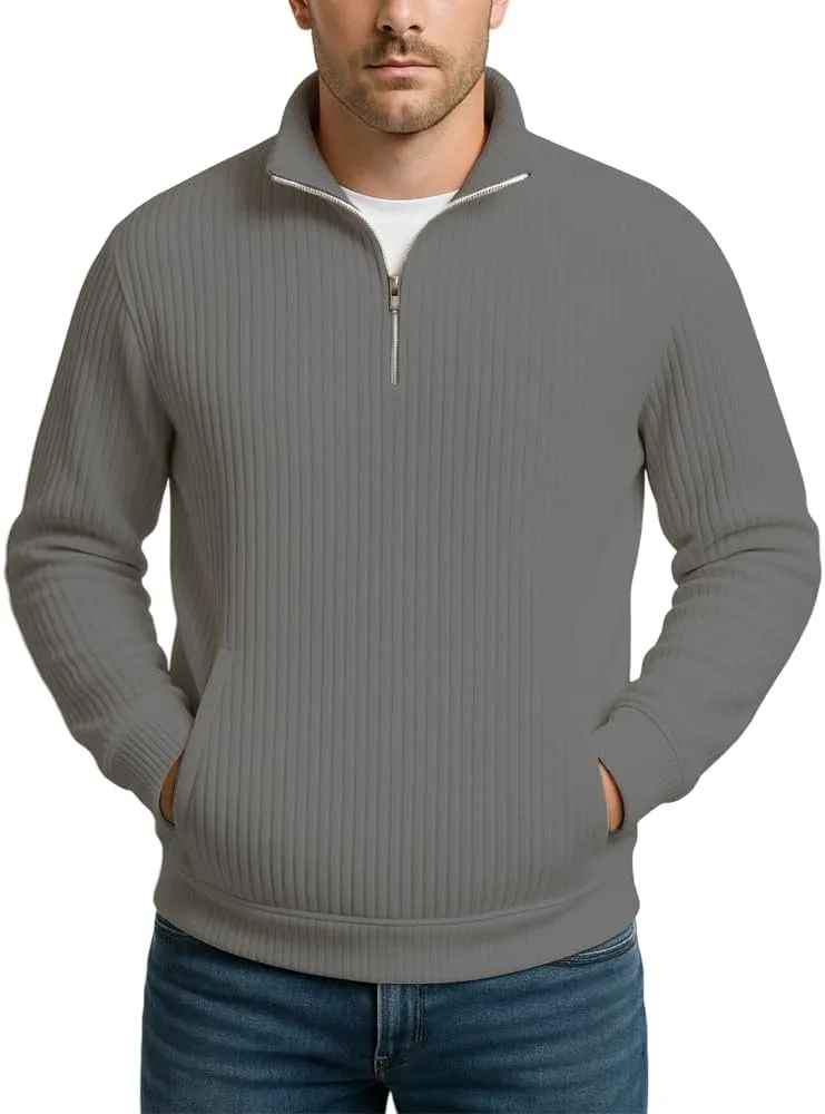 Толстовка Noni мужская с молнией на четверть, Casual, Slim Fit, вязаная текстура
Толстовка Noni мужская с молнией на четверть, Casual, Slim Fit, вязаная текстура