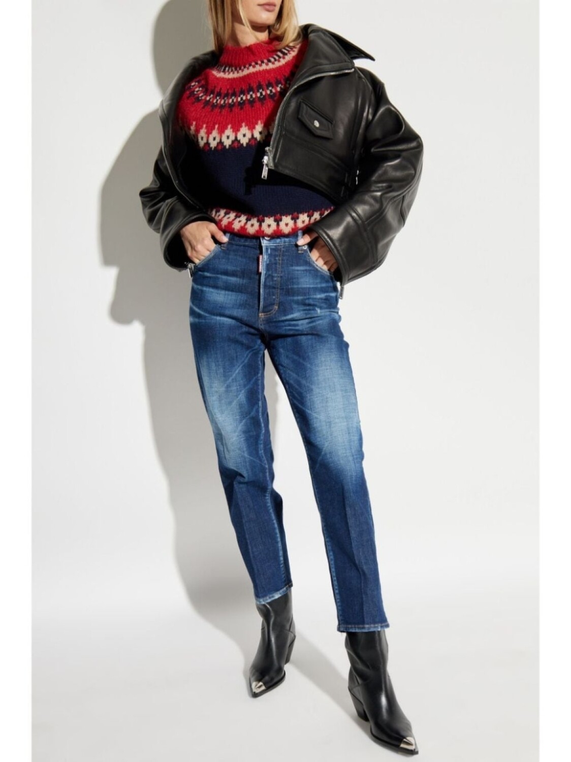 Dsquared2 dSQUARED2 свитер с геометрическим узором, красный
Dsquared2 dSQUARED2 свитер с геометрическим узором, красный