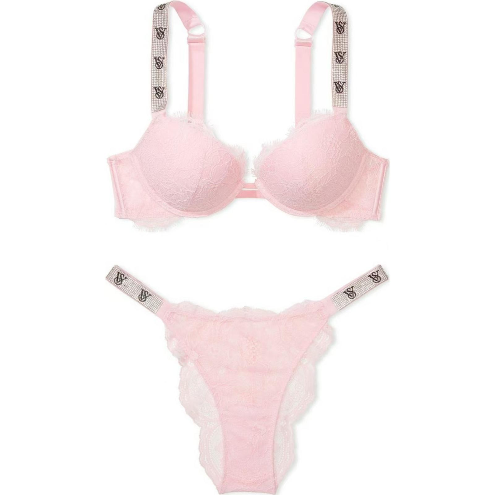 Женский комплект нижнего белья Victoria's Secret, розовый
Женский комплект нижнего белья Victoria's Secret, розовый
