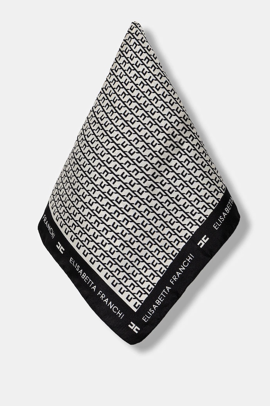 Шелковый шарф Elisabetta Franchi, черный
Шелковый шарф Elisabetta Franchi, черный