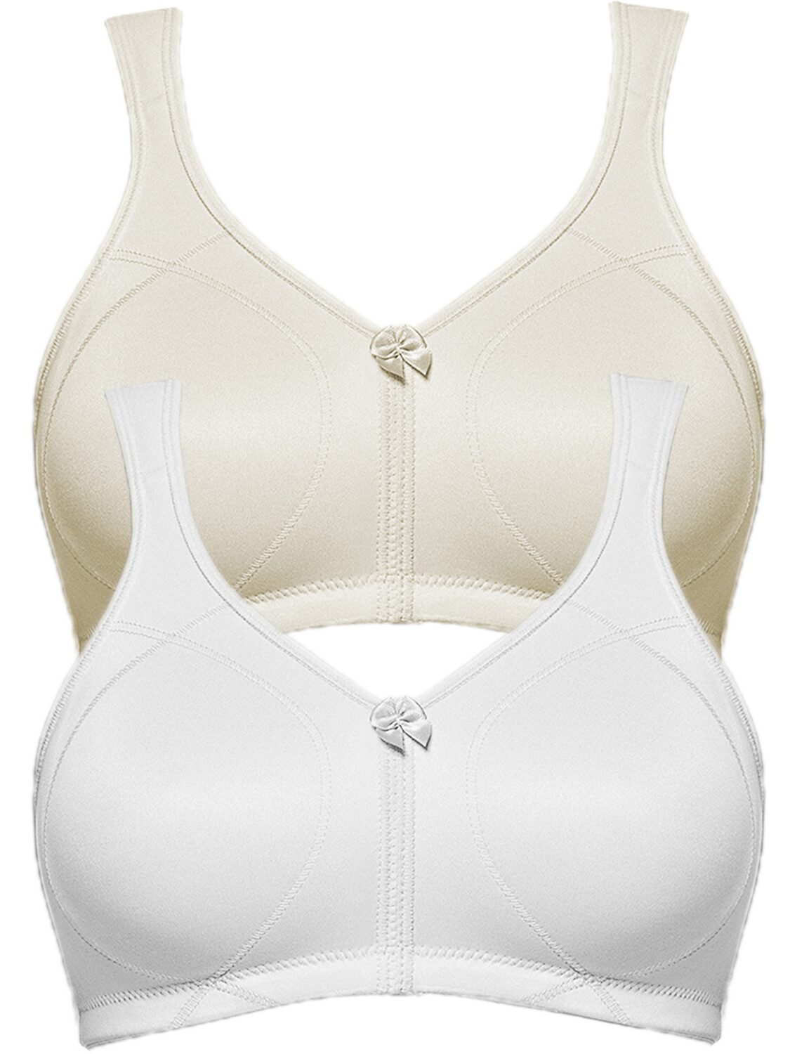 Бюстгальтер без косточек SUSA 2er Pack Entlastungs BH Topsy Plus, цвет Weiss champ.micro
Бюстгальтер без косточек SUSA 2er Pack Entlastungs BH Topsy Plus, цвет Weiss champ.micro