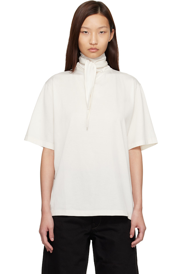 Lemaire Футболка Off-White с платком, Белый, Lemaire Футболка Off-White с платком
Lemaire Футболка Off-White с платком, Белый, Lemaire Футболка Off-White с платком