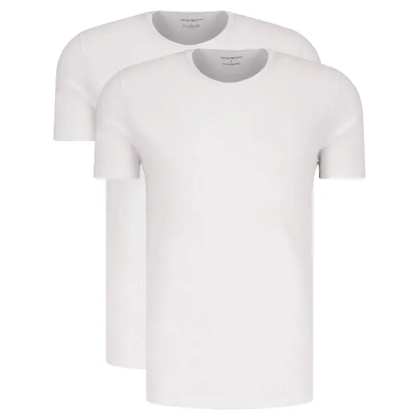 Комплект из двух футболок стандартного кроя Emporio Armani, белый
Комплект из двух футболок стандартного кроя Emporio Armani, белый