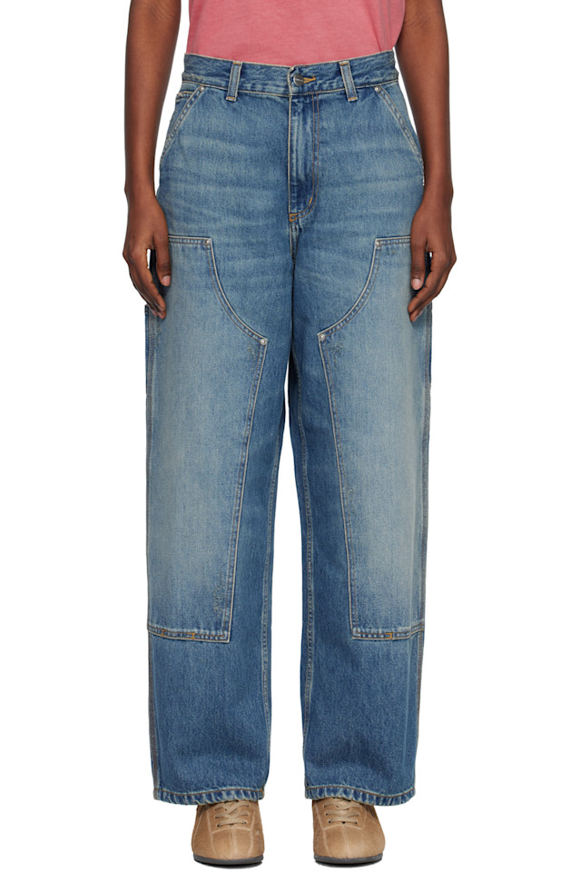 Carhartt Work In Progress Синие джинсы Brandon с двойными коленями
Carhartt Work In Progress Синие джинсы Brandon с двойными коленями