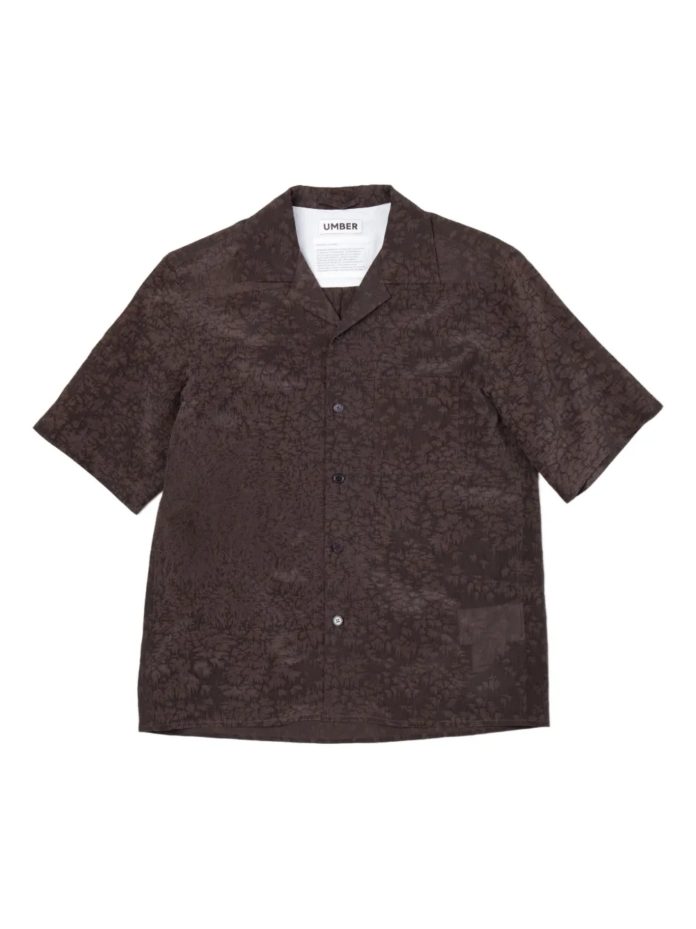 Рубашка с короткими рукавами, окрашенная солью UMBER POSTPAST, коричневый
Рубашка с короткими рукавами, окрашенная солью UMBER POSTPAST, коричневый
