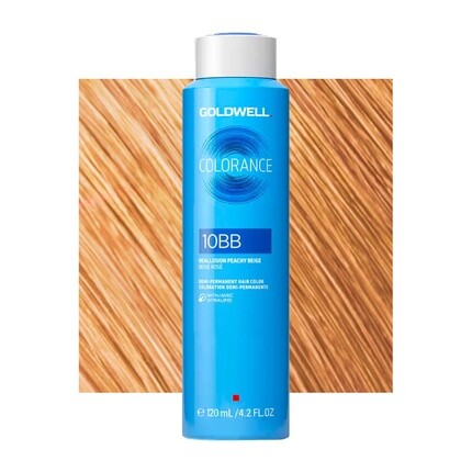 Colorance 10Bb Reallusion персиково-бежевый теплый блондин 120 мл, Goldwell
Colorance 10Bb Reallusion персиково-бежевый теплый блондин 120 мл, Goldwell