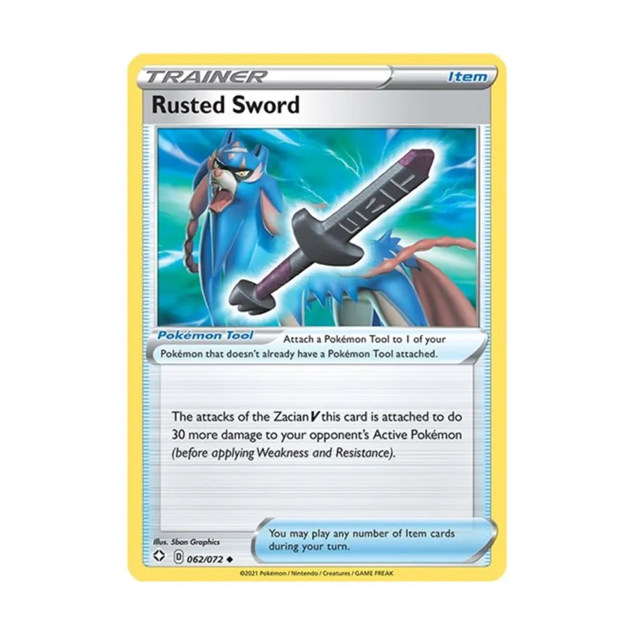 CCG Ржавый меч (U) #062/072, Pokemon - Shining Fates - Singles
CCG Ржавый меч (U) #062/072, Pokemon - Shining Fates - Singles