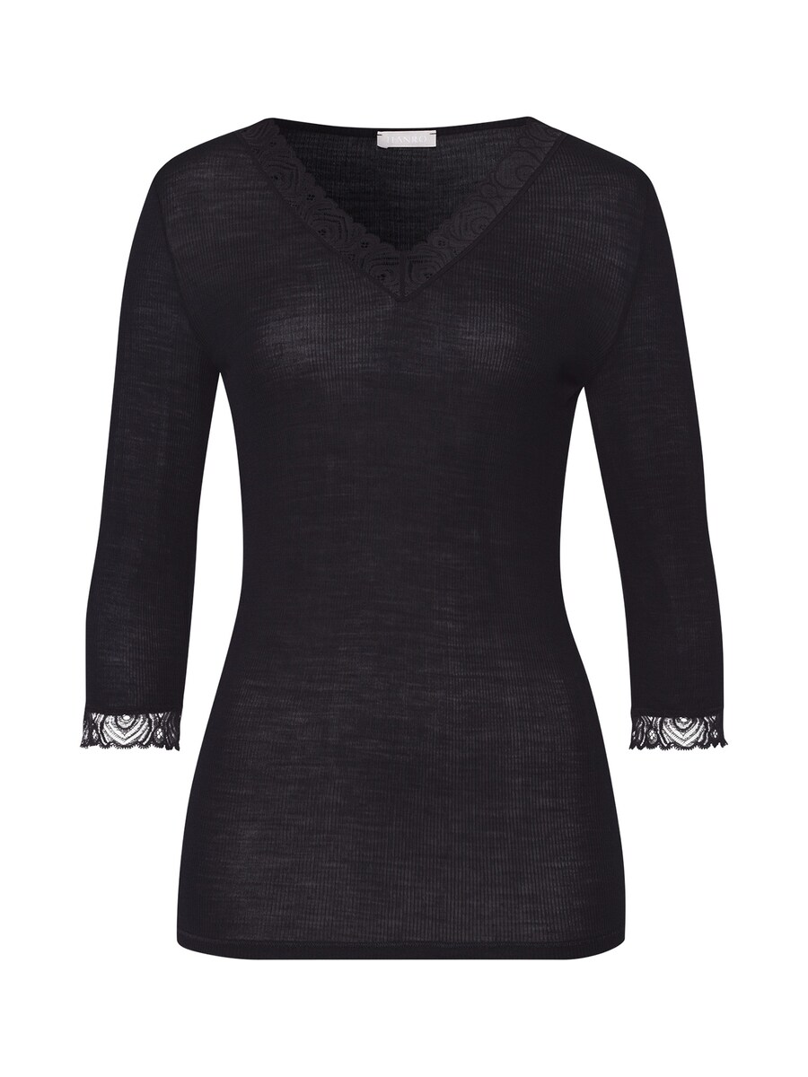 Пижамная рубашка Hanro Woolen Lace, черный
Пижамная рубашка Hanro Woolen Lace, черный