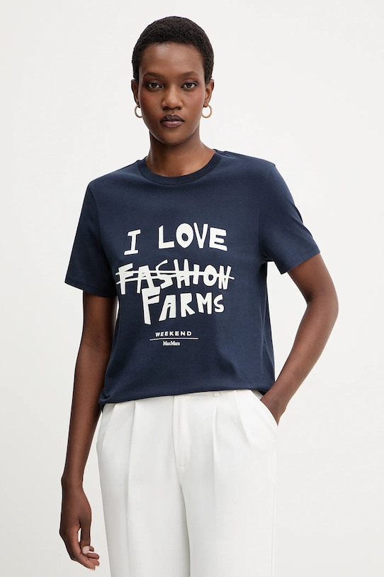 Футболка CLOWN из хлопка Weekend Max Mara, темно-синий
Футболка CLOWN из хлопка Weekend Max Mara, темно-синий
