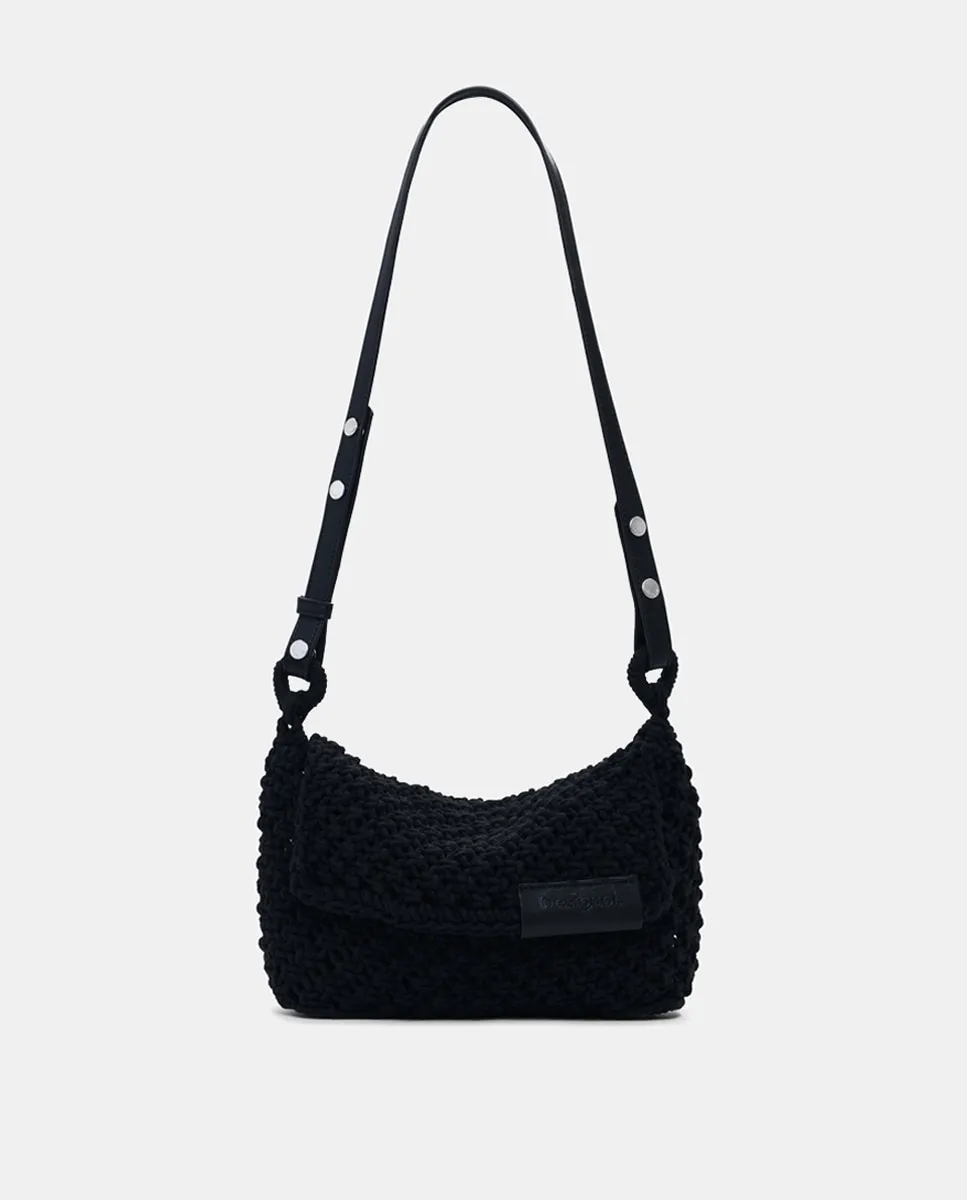 Вязаная сумка через плечо M Desigual, черный
Вязаная сумка через плечо M Desigual, черный