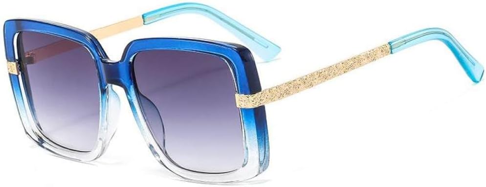 MUTYNE Модные солнцезащитные очки большого размера в квадратной металлической оправе для женщин. Классические модные солнцезащитные очки с защитой от УФ-излучения, Blue Gray
MUTYNE Модные солнцезащитные очки большого размера в квадратной металлической оправе для женщин. Классические модные солнцезащитные очки с защитой от УФ-излучения, Blue Gray