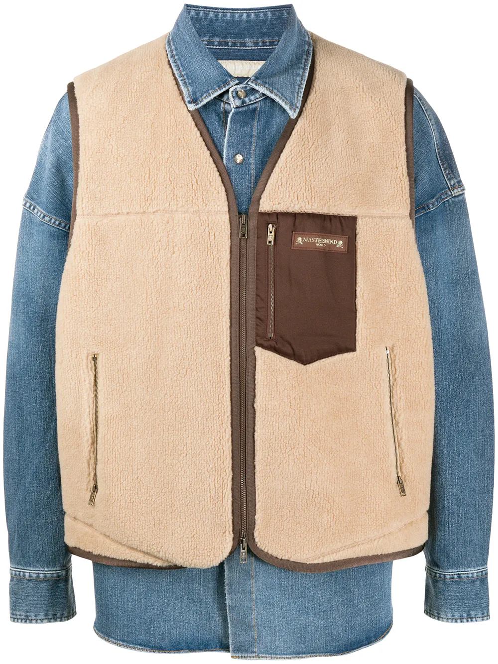 Жилет из шерпы Mastermind World, синий
Жилет из шерпы Mastermind World, синий
