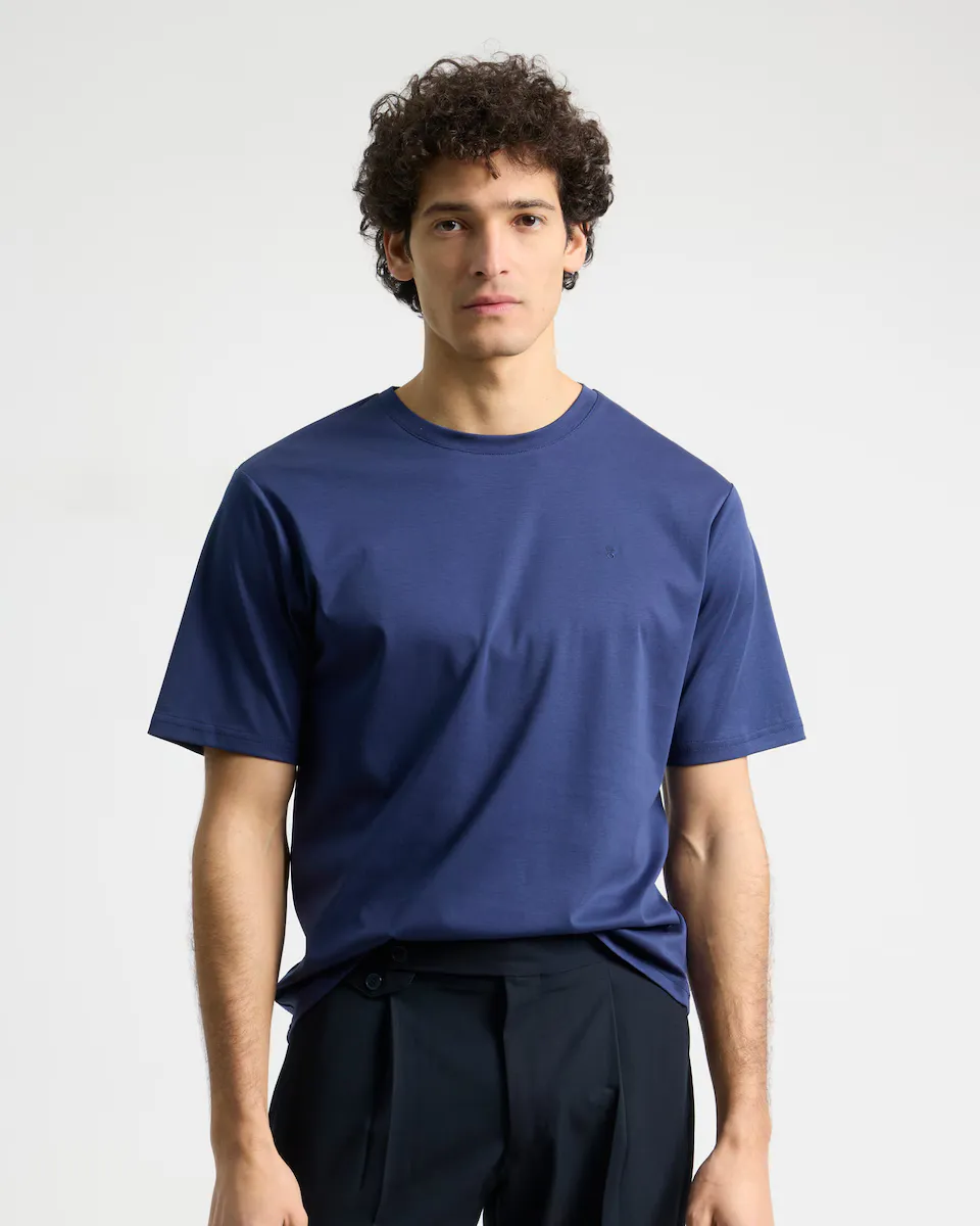 Мужская футболка свободного покроя из хлопка PuroEgo, темно-синий
Мужская футболка свободного покроя из хлопка PuroEgo, темно-синий