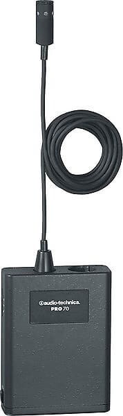 Микрофон петличный Audio-Technica PRO70 Cardioid Condenser Lavelier/Instrument Microphone
Микрофон петличный Audio-Technica PRO70 Cardioid Condenser Lavelier/Instrument Microphone