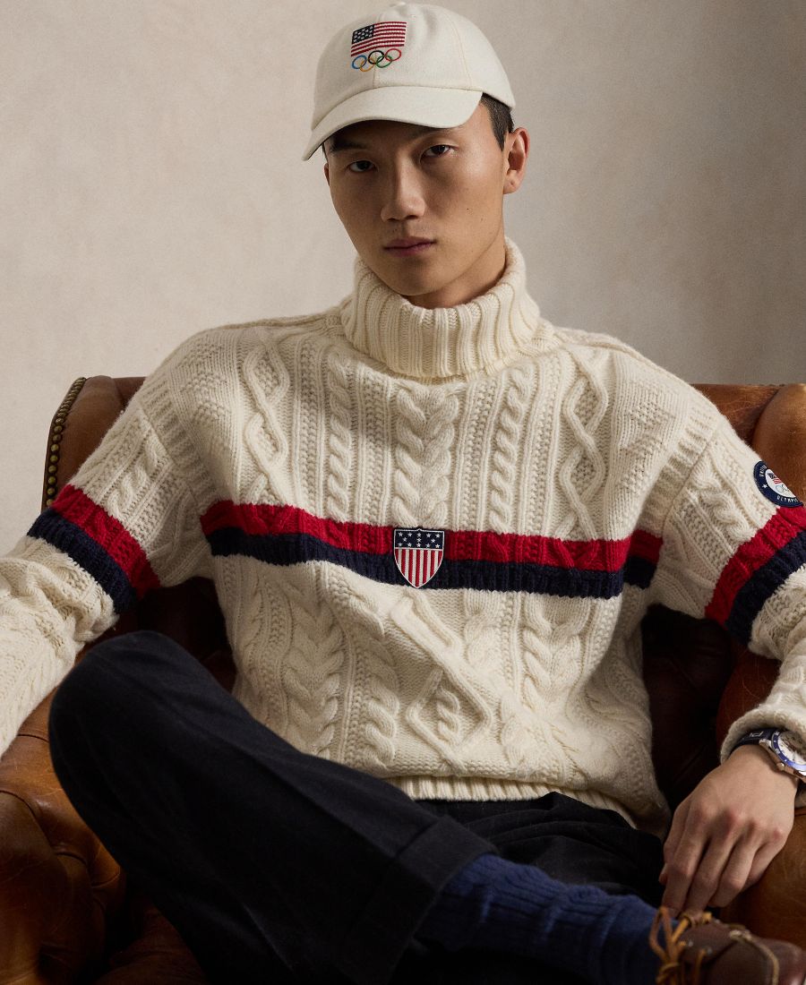 Шерстяной свитер с высоким воротником сборной США Polo Ralph Lauren, Cream Combo
Шерстяной свитер с высоким воротником сборной США Polo Ralph Lauren, Cream Combo
