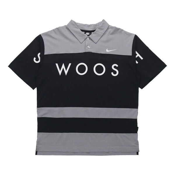Футболка sportswear swoosh logo printing contrasting colors loose polo shirt black Nike, черный 
Футболка sportswear swoosh logo printing contrasting colors loose polo shirt black Nike, черный