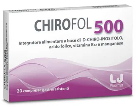 Chirofol 500 20 гастрорезистентных таблеток, добавка фолиевой кислоты
Chirofol 500 20 гастрорезистентных таблеток, добавка фолиевой кислоты
