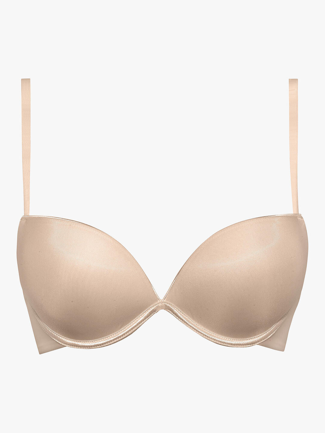 Бюстгальтер на косточках с гелевыми и воздушными подкладками Wonderbra, бежевый 
Бюстгальтер на косточках с гелевыми и воздушными подкладками Wonderbra, бежевый
