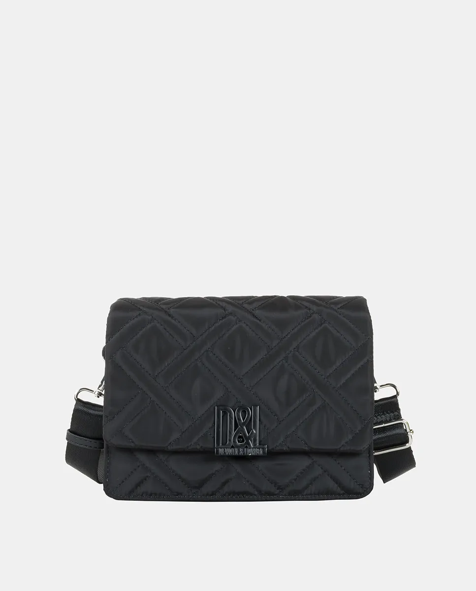 Женская сумка-бандо Hasp черного цвета Devota & Lomba, черный
Женская сумка-бандо Hasp черного цвета Devota & Lomba, черный