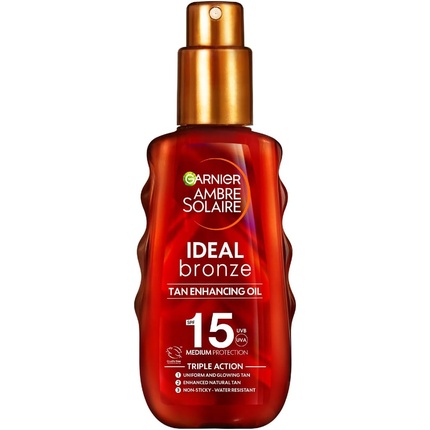 Ambre Solaire Ideal Bronze Защитный масляный солнцезащитный крем SPF15 с маслом ши 150 мл Garnier
Ambre Solaire Ideal Bronze Защитный масляный солнцезащитный крем SPF15 с маслом ши 150 мл Garnier