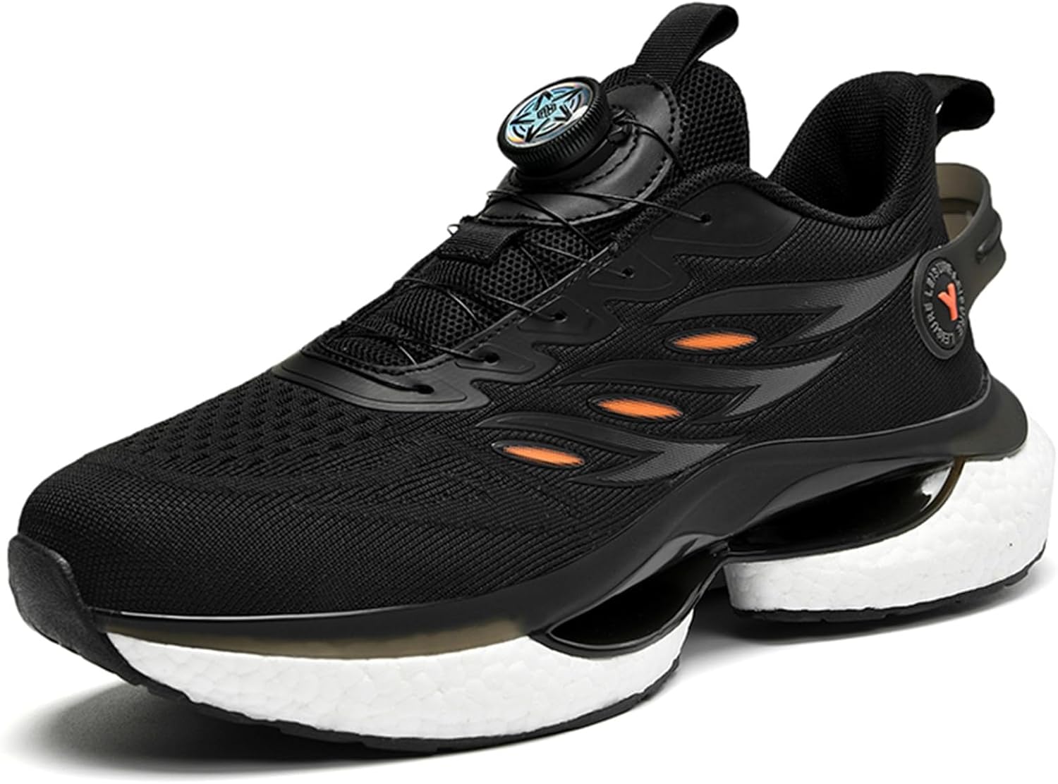 Стильные черные спортивные кроссовки с инновационным поворотом- защелкой и амортизирующей подошвой Pilluren
Стильные черные спортивные кроссовки с инновационным поворотом- защелкой и амортизирующей подошвой Pilluren