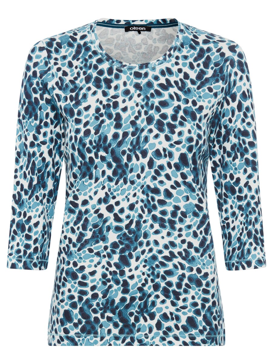 Топ Olsen, Blue/Light blue 
Топ Olsen, Blue/Light blue