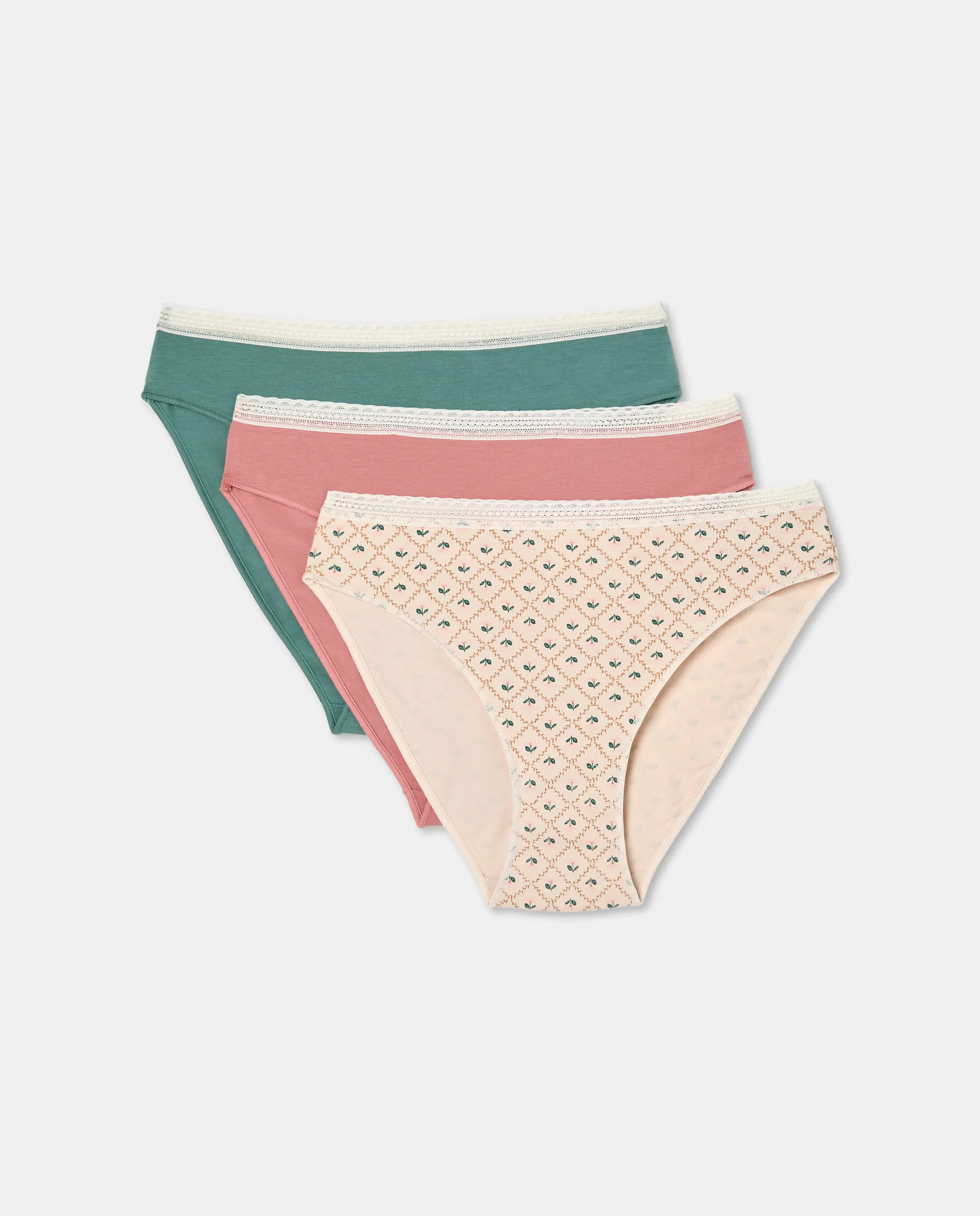 Набор из трех хлопковых трусов Énfasis, мультиколор
Набор из трех хлопковых трусов Énfasis, мультиколор