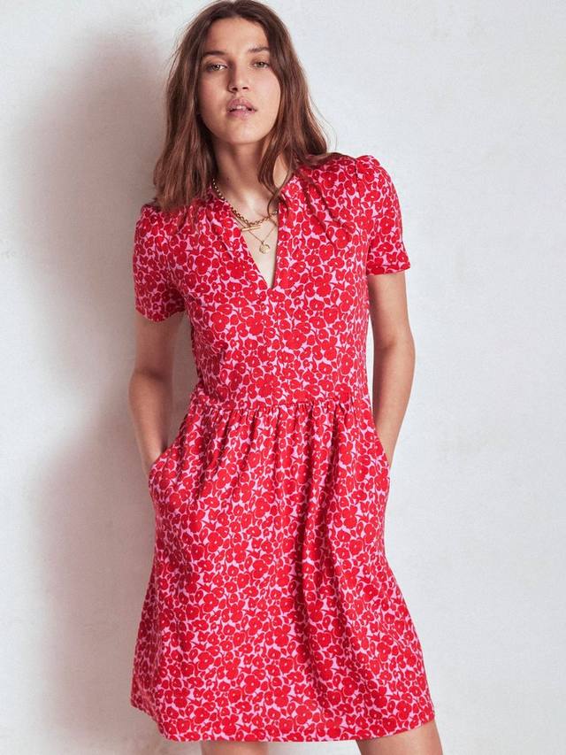 Платье Naomi Floral с короткими рукавами Boden, Red/Multi
Платье Naomi Floral с короткими рукавами Boden, Red/Multi