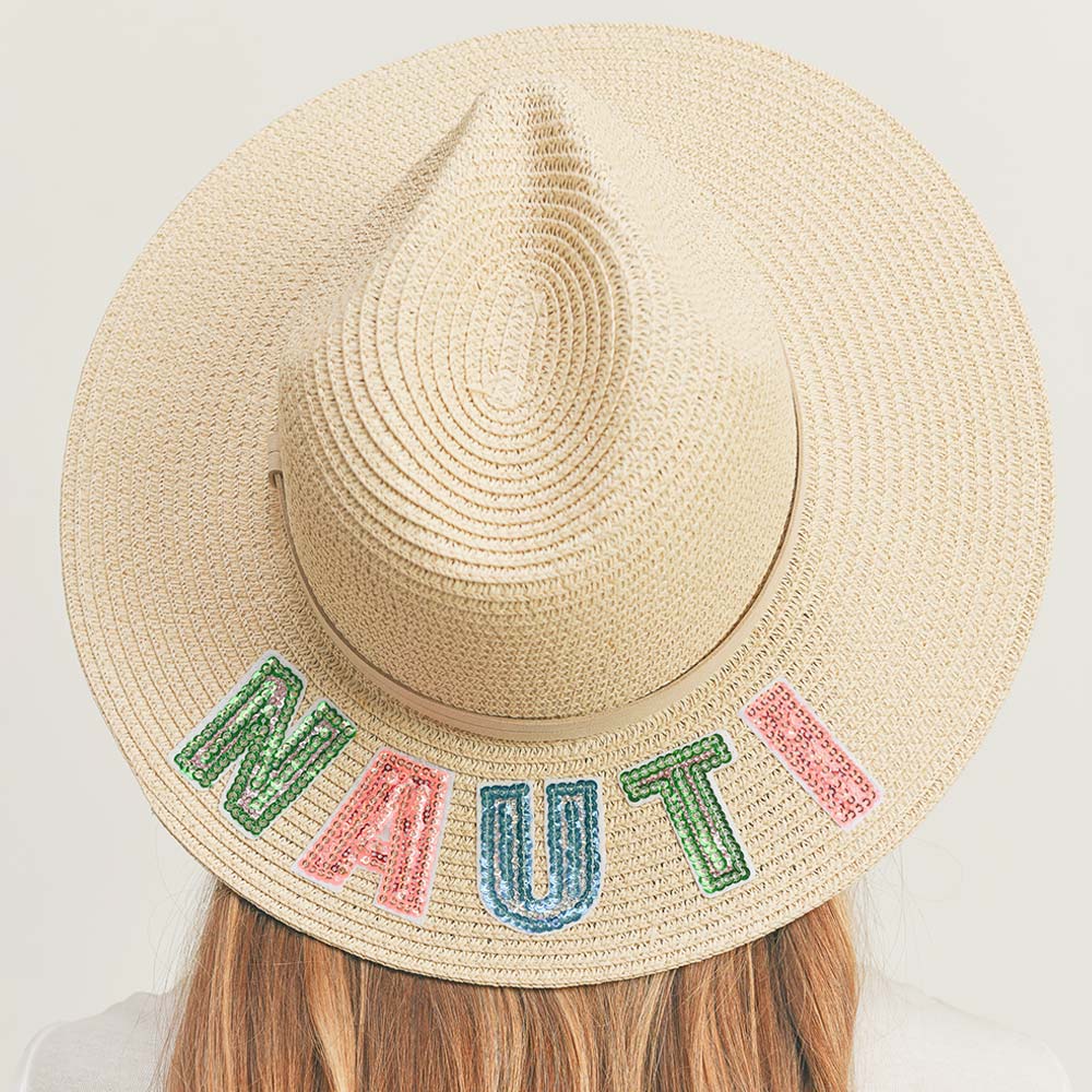 Соломенная панама Nauti с пайетками и надписью FASHNZFAB, бежевый
Соломенная панама Nauti с пайетками и надписью FASHNZFAB, бежевый