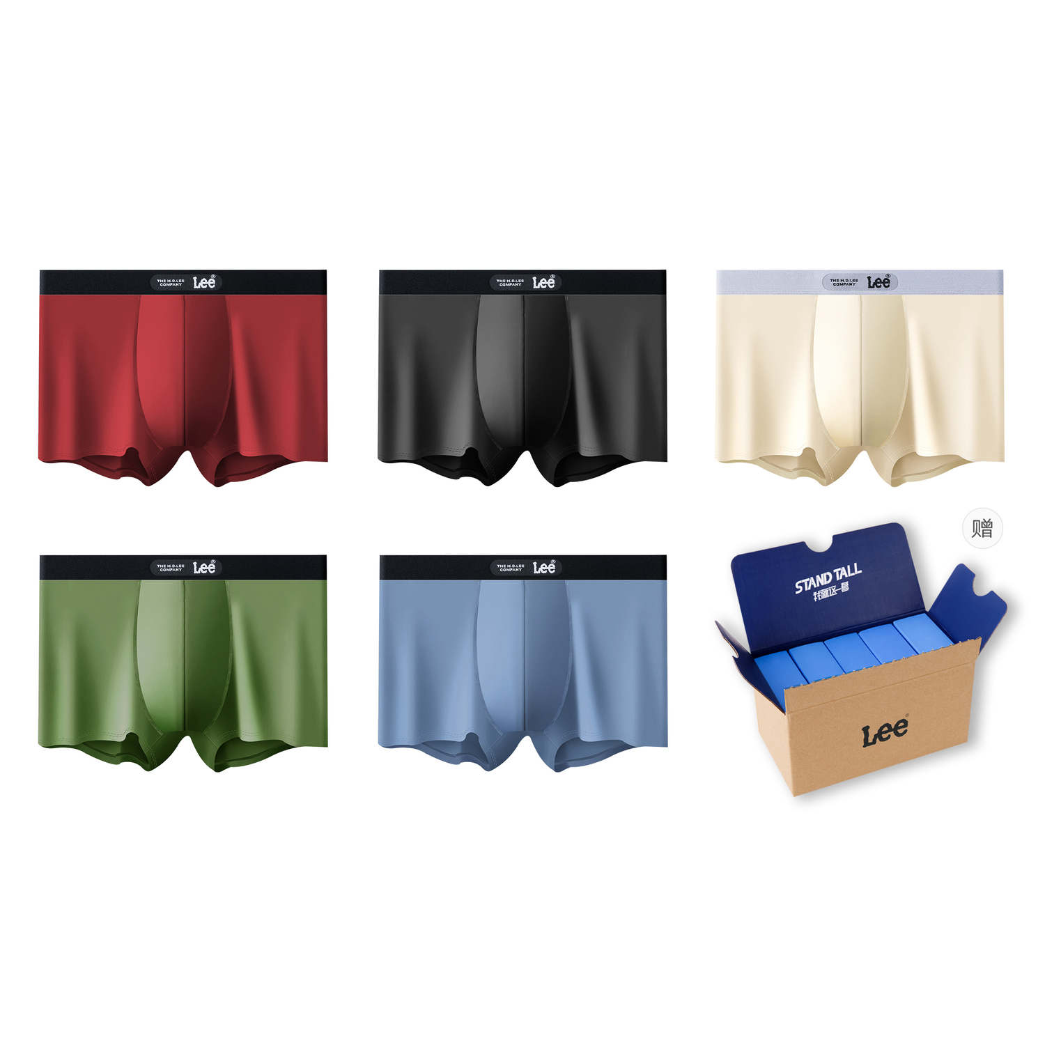 Мужские трусы 5 пар подарочный набор Lee, темно-синий
Мужские трусы 5 пар подарочный набор Lee, темно-синий