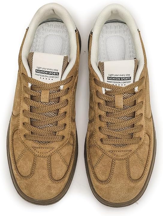 Мужские модные кроссовки для тренировок на все сезоны, повседневные туфли с верхом из цельной замши и кожи Lhyxu, Wheat Color
Мужские модные кроссовки для тренировок на все сезоны, повседневные туфли с верхом из цельной замши и кожи Lhyxu, Wheat Color