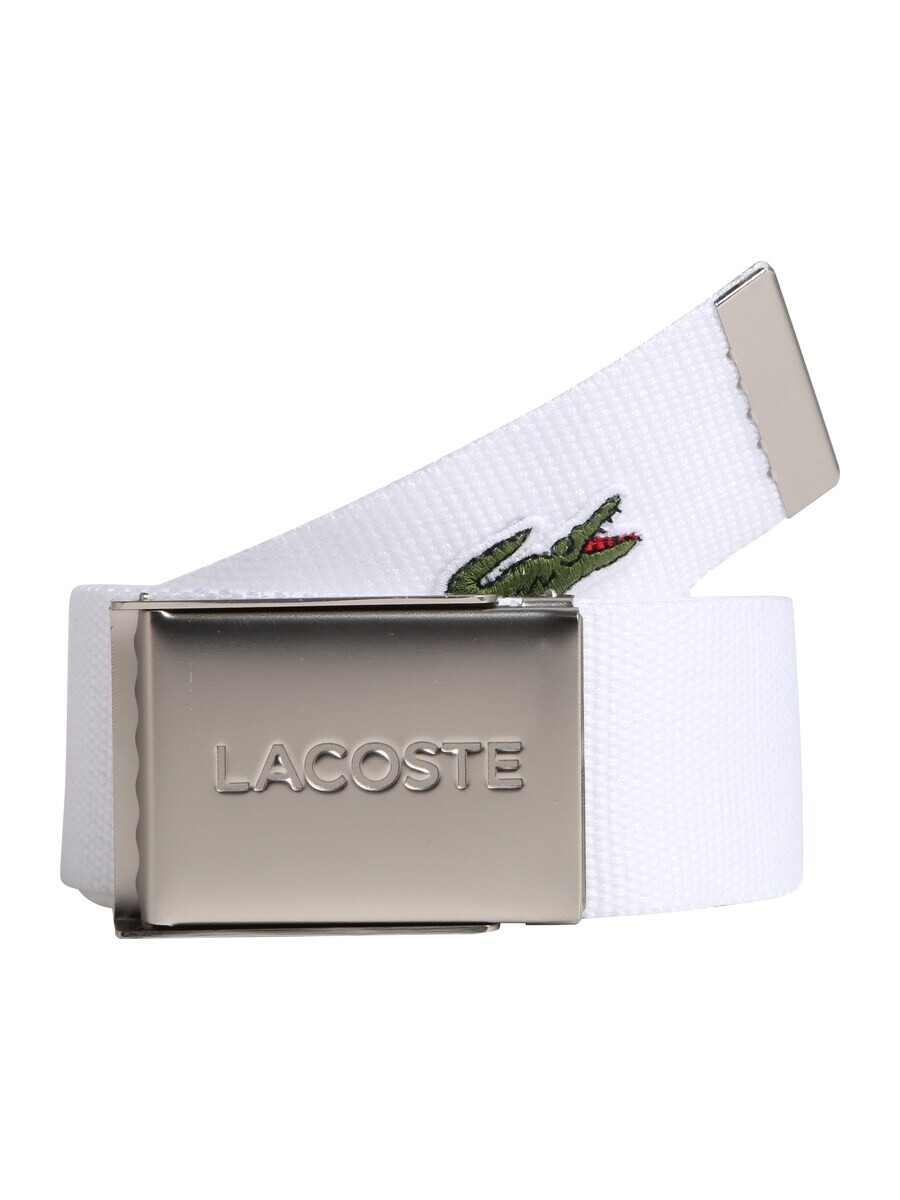 Повседневный ремень LACOSTE Belt, белый 
Повседневный ремень LACOSTE Belt, белый