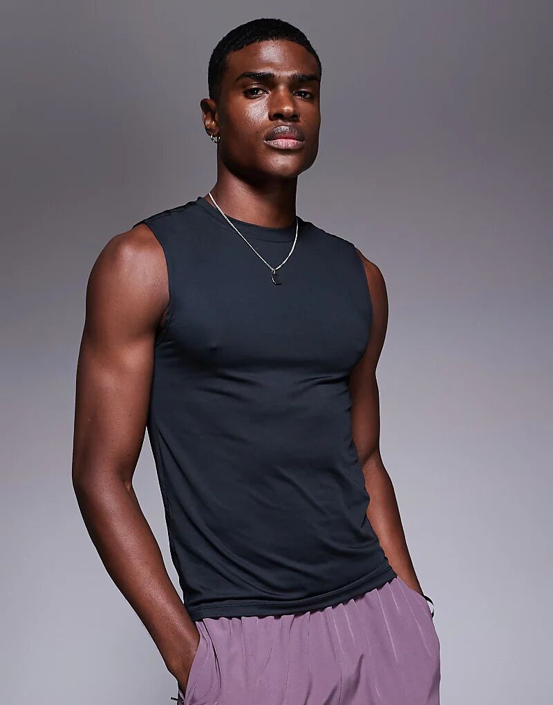 Майка Icon Training Quick Dry Muscle Fit черного цвета ASOS 4505
Майка Icon Training Quick Dry Muscle Fit черного цвета ASOS 4505