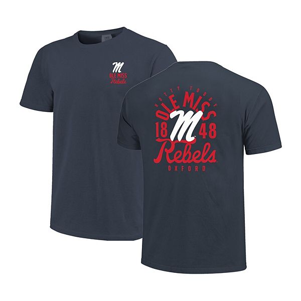 Мужская футболка navy ole miss rebels comfort colors с принтом талисмана Image One
Мужская футболка navy ole miss rebels comfort colors с принтом талисмана Image One