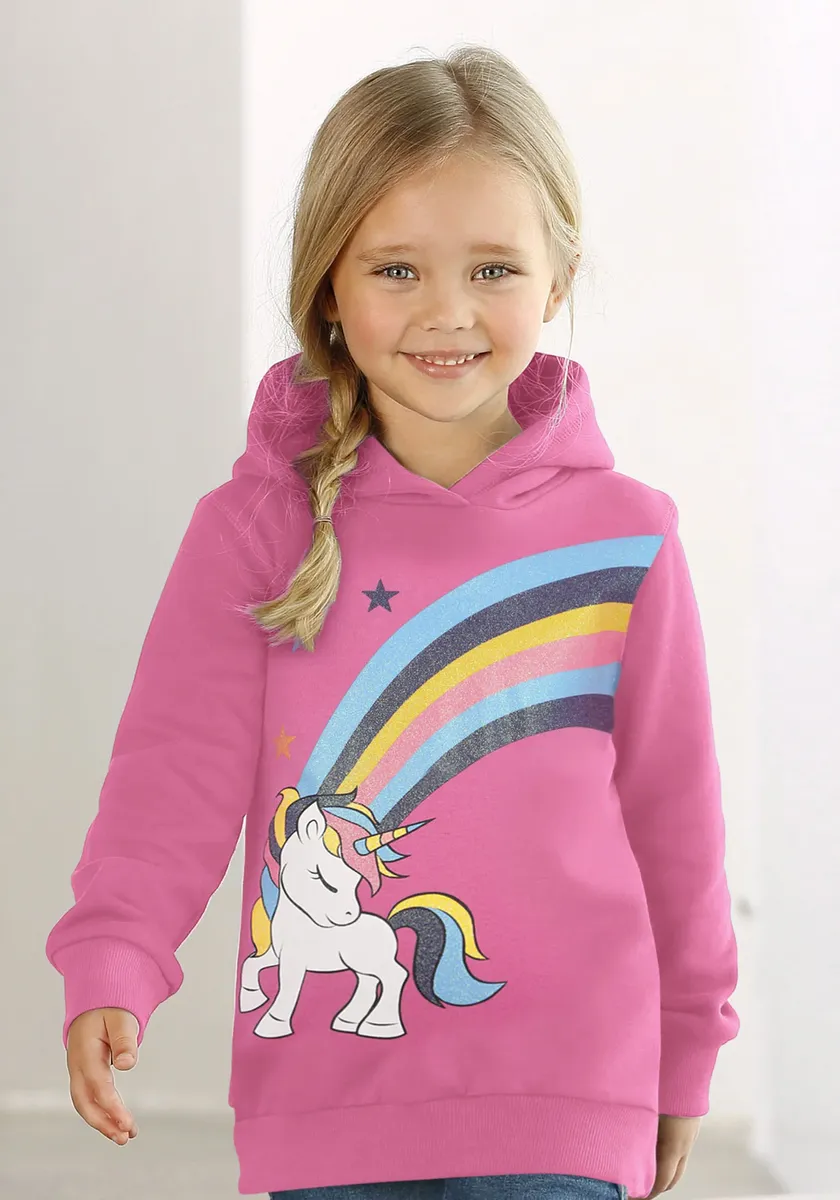 KIDSWORLD рубашка с длинными рукавами "ЕДИНОРОГ Радуга", с блестящим принтом, розовый
KIDSWORLD рубашка с длинными рукавами "ЕДИНОРОГ Радуга", с блестящим принтом, розовый