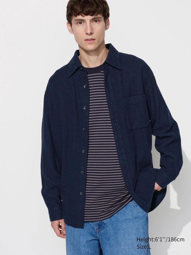 Рубашка фланелевая Uniqlo, цвет 69 синий
Рубашка фланелевая Uniqlo, цвет 69 синий