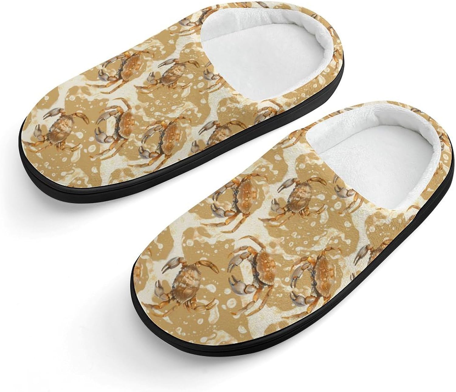 Милые хлопковые тапочки с рисунком крабов, противоскользящие, для дома и улицы Generic, черный
Милые хлопковые тапочки с рисунком крабов, противоскользящие, для дома и улицы Generic, черный