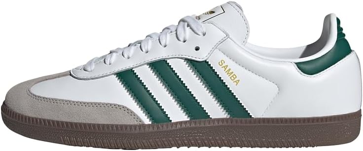 Мужские кроссовки adidas Samba OG, белый/зеленый/серый
Мужские кроссовки adidas Samba OG, белый/зеленый/серый
