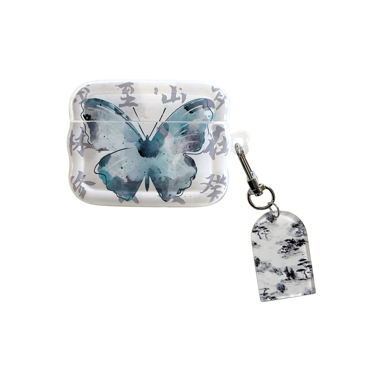 Чехол для телефона Baohuguang Bao Huguang, Green ink butterfly on the wavy edge|with pendant
Чехол для телефона Baohuguang Bao Huguang, Green ink butterfly on the wavy edge|with pendant